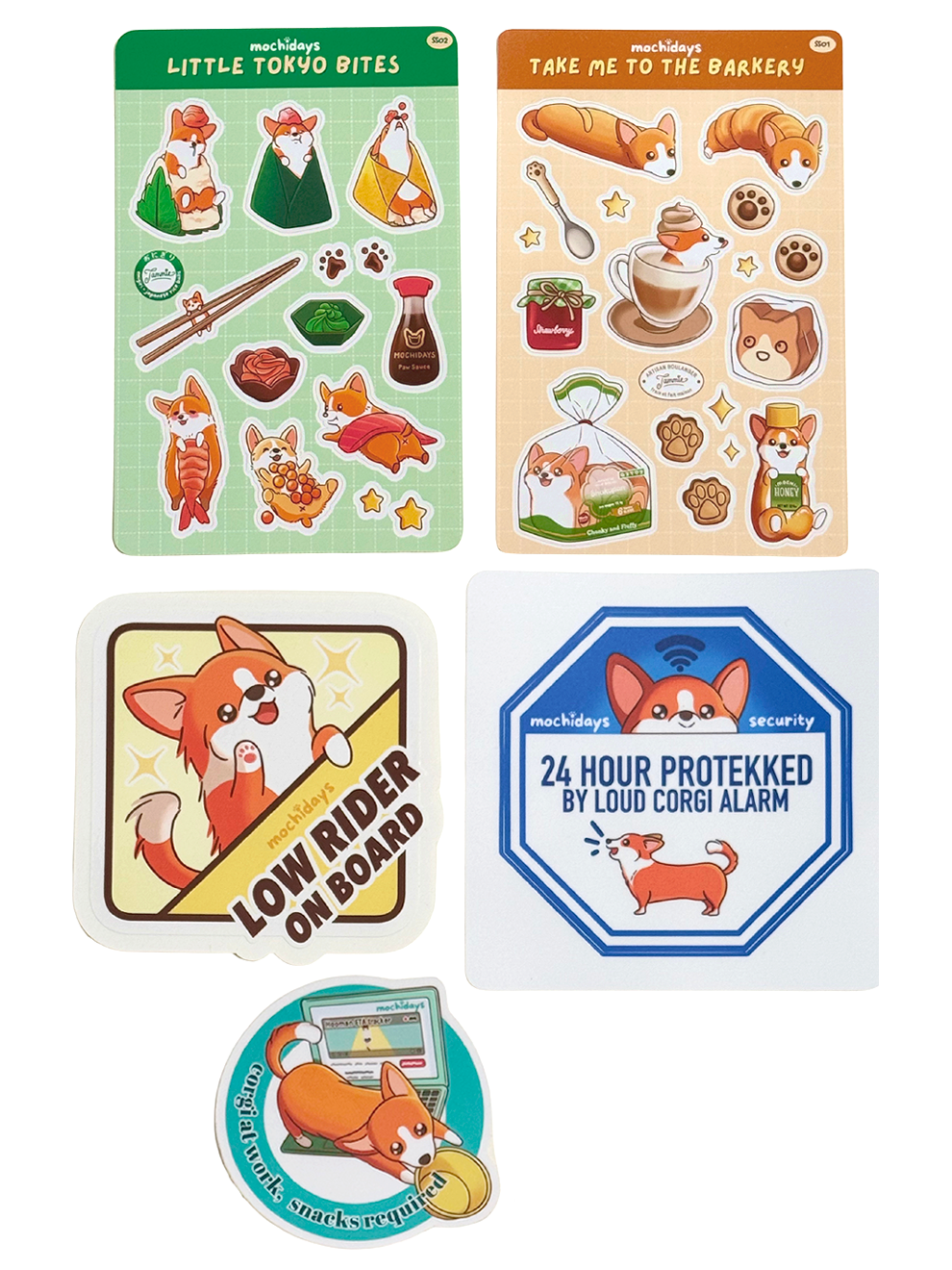 🐶 The Ultimate Corgi Sticker Bundle